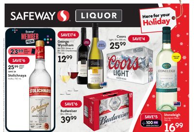 Safeway (BC) Liquor Flyer December 7 to 13