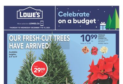 Lowe's (ON) Flyer December 7 to 13
