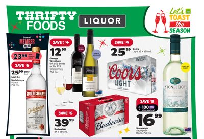 Thrifty Foods Liquor Flyer December 7 to 13
