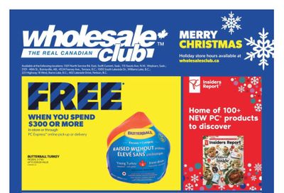 Real Canadian Wholesale Club Flyer December 7 to 13