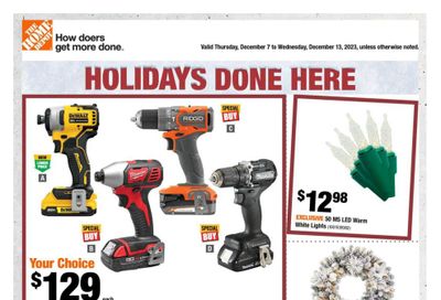 Home Depot (BC) Flyer December 7 to 13
