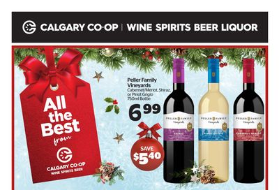 Calgary Co-op Liquor Flyer December 7 to 13