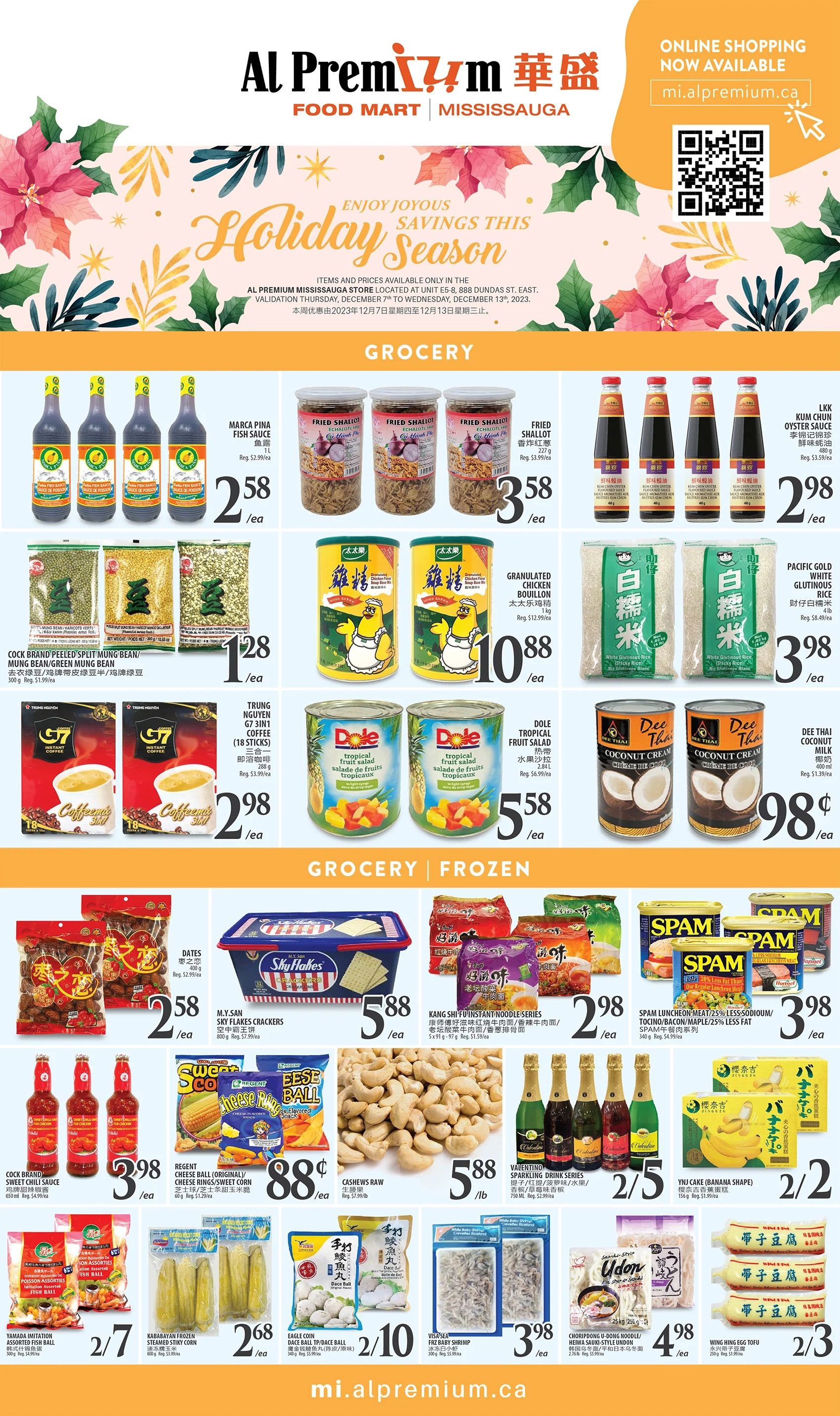 Al Premium Food Mart (Mississauga) Flyer December 7 to 13