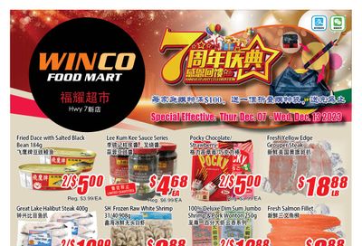 WinCo Food Mart (HWY 7) Flyer December 7 to 13