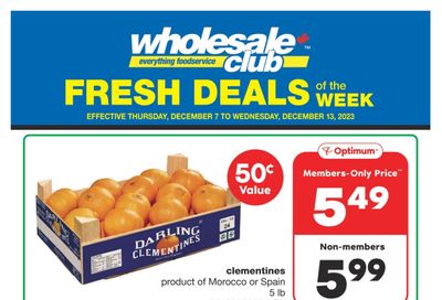 Wholesale Club (Atlantic) Fresh Deals of the Week Flyer December 7 to 13