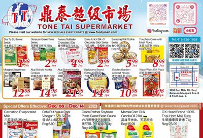 Tone Tai Supermarket Flyer December 8 to 14