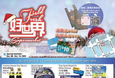 Field Fresh Supermarket Flyer December 8 to 14