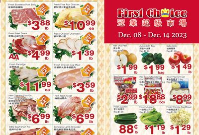 First Choice Supermarket Flyer December 8 to 14