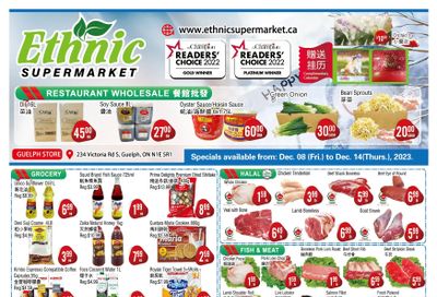 Ethnic Supermarket (Guelph) Flyer December 8 to 14