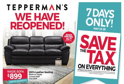 Tepperman's Flyer May 22 to 28