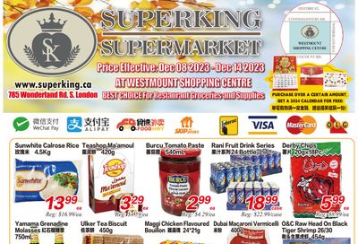 Superking Supermarket (London) Flyer December 8 to 14
