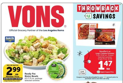 Vons (CA) Weekly Ad Flyer Specials December 6 to December 12, 2023