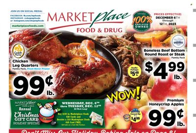 Marketplace Foods (ND) Weekly Ad Flyer Specials December 6 to December 12, 2023