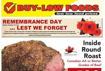 Buy-Low Foods Flyer November 3 to 9