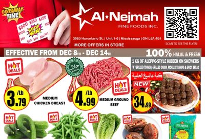 Alnejmah Fine Foods Inc. Flyer December 8 to 14