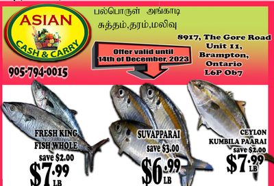Asian Cash & Carry Flyer December 8 to 14