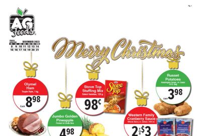 AG Foods Flyer December 8 to 21