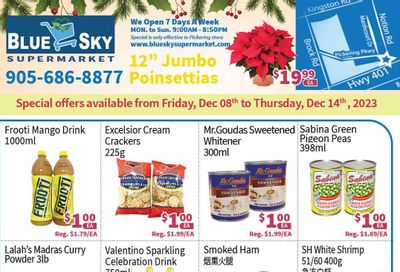 Blue Sky Supermarket (Pickering) Flyer December 8 to 14