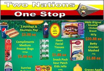 Two Nations One Stop Flyer December 8 to 14