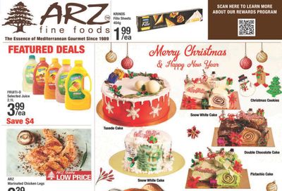 Arz Fine Foods Flyer December 8 to 14