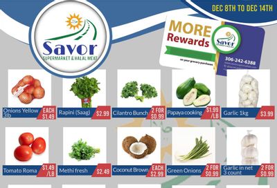 Savor Supermarket Flyer December 8 to 14