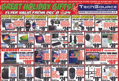 TechSource Flyer December 8 to 24