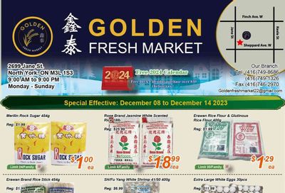 Golden Fresh Market Flyer December 8 to 14