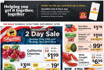 ShopRite Weekly Ad & Flyer May 24 to 30