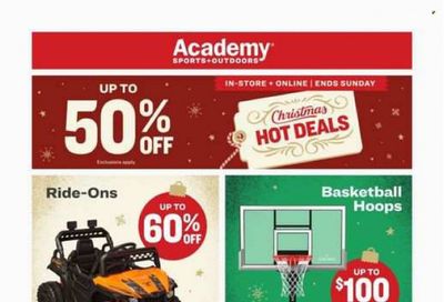 Academy Sports + Outdoors Weekly Ad Flyer Specials December 7 to December 10, 2023