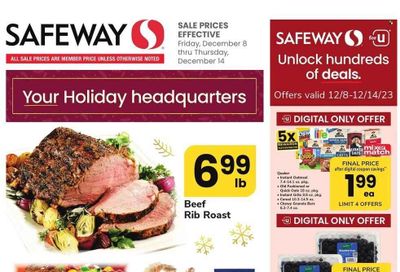 Safeway (DC) Weekly Ad Flyer Specials December 8 to December 14, 2023