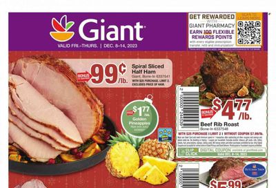 Giant Food (DE, MD, VA) Weekly Ad Flyer Specials December 8 to December 14, 2023