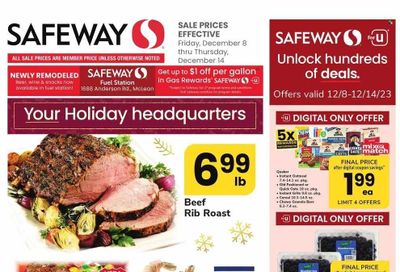 Safeway (VA) Weekly Ad Flyer Specials December 8 to December 14, 2023