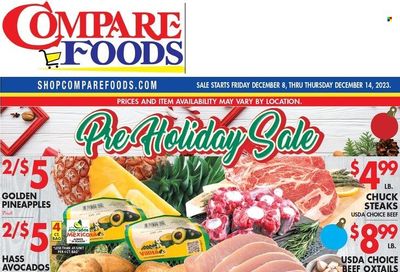 Compare Foods (CT, MD, NC, NJ, NY, RI) Weekly Ad Flyer Specials December 8 to December 14, 2023