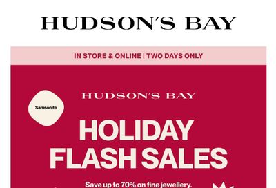 Hudson's Bay Flyer December 11 and 12