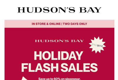 Hudson's Bay Flyer December 12 and 13