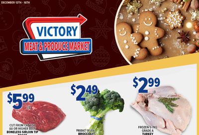 Victory Meat Market Flyer December 12 to 16