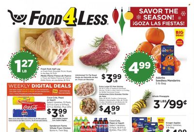 Food 4 Less (CA) Weekly Ad Flyer Specials December 13 to December 19, 2023