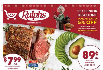 Ralphs (CA) Weekly Ad Flyer Specials December 13 to December 19, 2023
