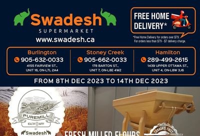 Swadesh Supermarket Flyer December 8 to 14