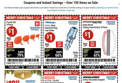 Harbor Freight Weekly Ad Flyer Specials December 11 to December 24, 2023