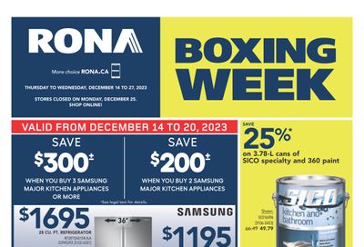 Rona (West) Flyer December 14 to 20
