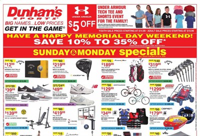 Dunham's Sports Weekly Ad & Flyer May 23 to 28