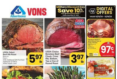 Vons (NV) Weekly Ad Flyer Specials December 13 to December 19, 2023