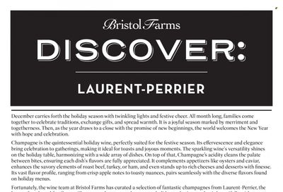 Bristol Farms (CA) Weekly Ad Flyer Specials December 1 to December 31, 2023