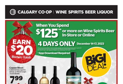 Calgary Co-op Liquor Flyer December 14 to 20