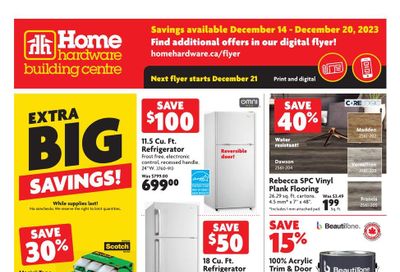 Home Hardware Building Centre (AB) Flyer December 14 to 20