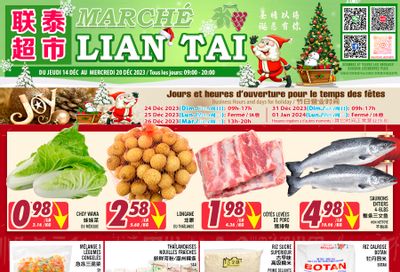 Marche Lian Tai Flyer December 14 to 20