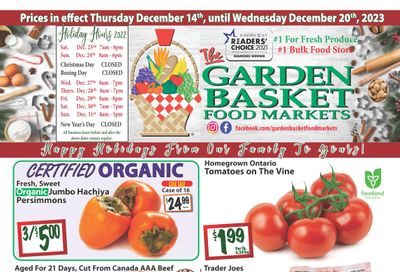 The Garden Basket Flyer December 14 to 20