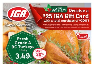 IGA Stores of BC Flyer December 15 to 21