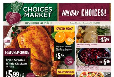 Choices Market Flyer December 14 to 20